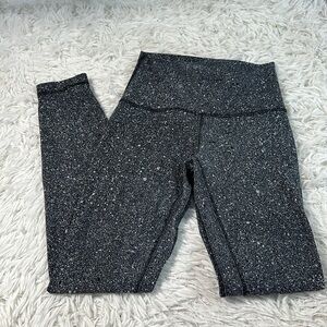 Lululemon Align Pant II *25" Luminesce Splatter Ice Grey Black